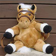 Bold Heart Golden Palomino Poney Back
